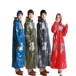 Impermeabl Raincoat Men Women Waterproof Motorcycle Bicycle Full Body Thick PVC Rain Coat Jacket Backpack Poncho With Hood