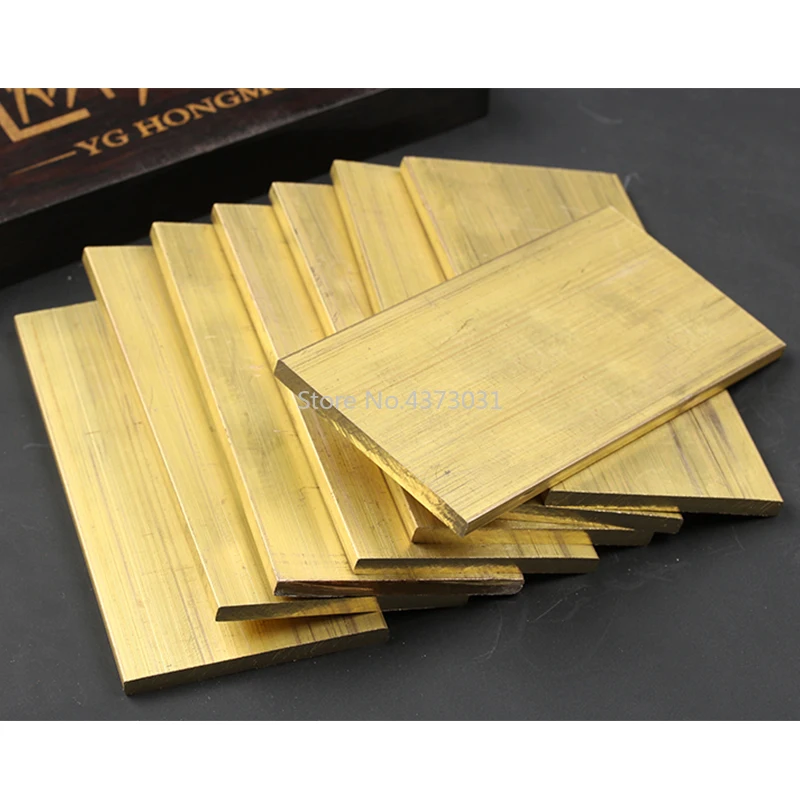 Brass Copper Plate Sheet DIY Handmade material DIY Laser Cutting CNC Frame Model Mould material