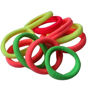 10PCS Candy Farbe Frauen Elastische Tuch Haar Bands Scrunchie Haar Krawatte Ring Seil Mädchen Pferdeschwanz Halter Casual Headwear Zubehör