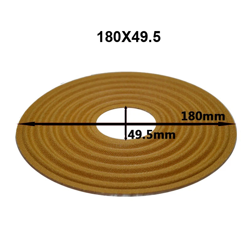 2pcs 49.5/51.5/65.5/75.5/100mm Core OD180mm Elastic Wave Loudspeaker Subwoofer Woofer Bass Speaker Repair Spider Damper