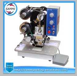 Free shipping color ribbon manual batch coding machine