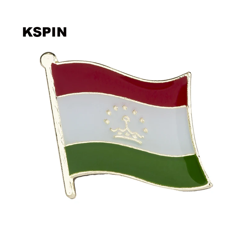 Tajikistan flag pin lapel pin badge  Brooch Icons 1PC KS-0171