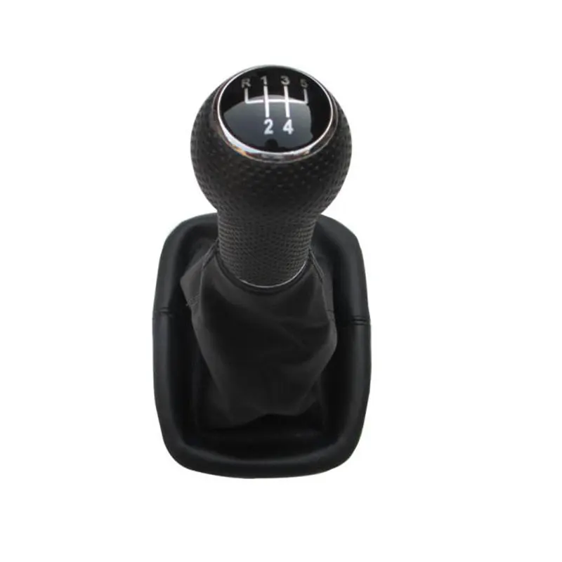 Car Gear Shift Knob 5 Speed 12mm 23mm Black Caps With Black Frame For VW Golf IV Golf 4 Mk4 Car Styling