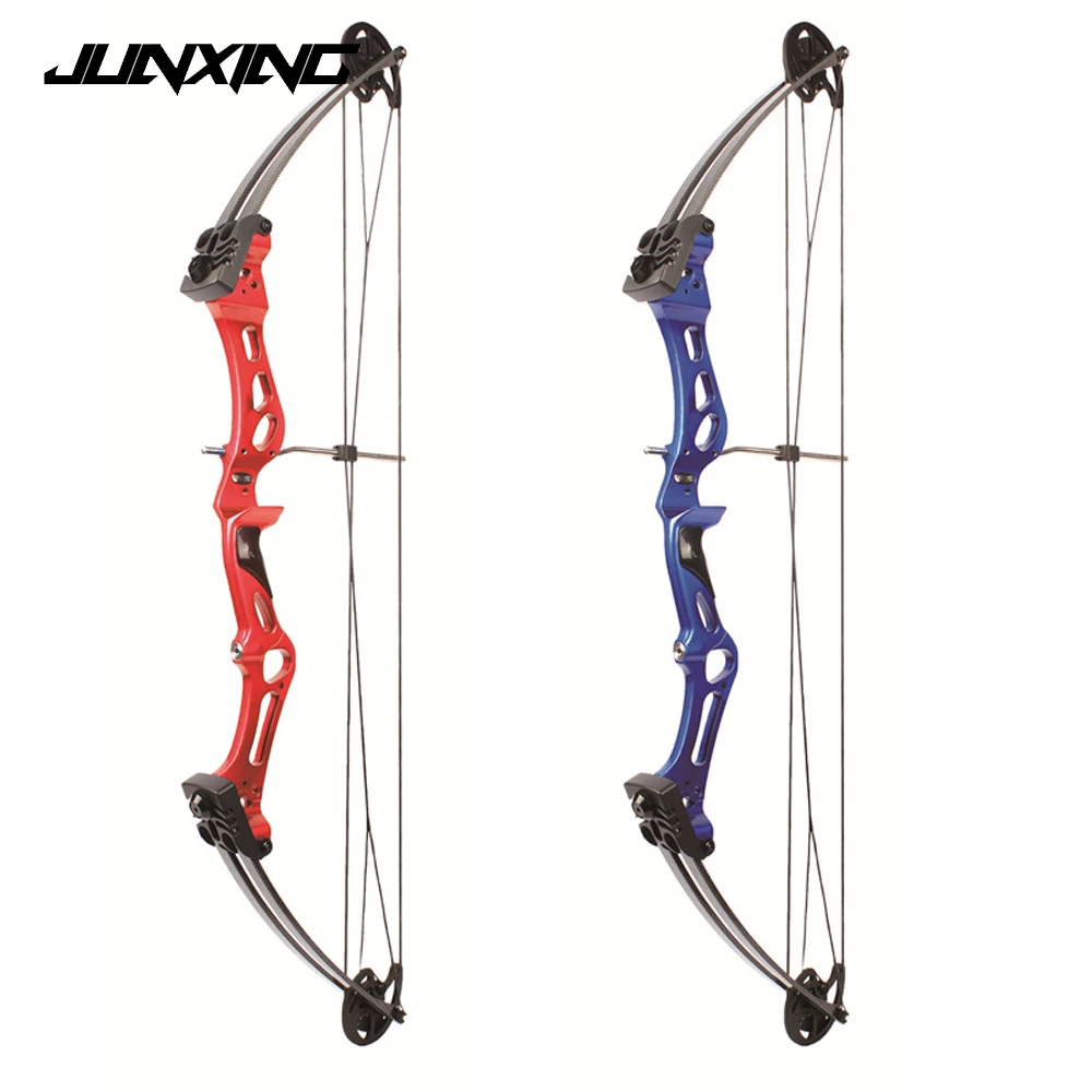 M107 Compound Bow 40-50 Pounds Let-off 70% IBO Speed 320 Feet/s Aluminum Handle Glass Fiber Limbs for Archery Hunting Shooting