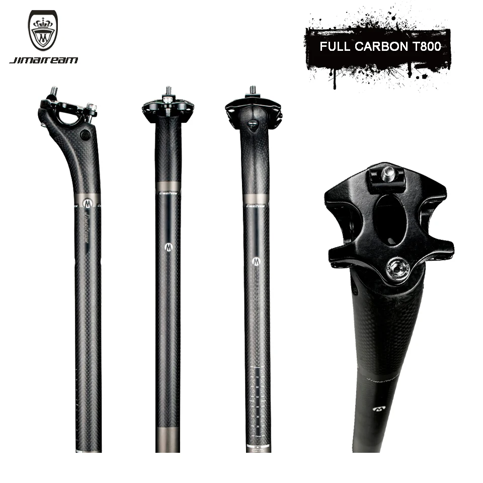 

JIMAITEAM Bicycle Seatpost Mountain Bike Seatpost Road Bike Seatpost Carbon Fiber Seatpost Bicycle Accessories