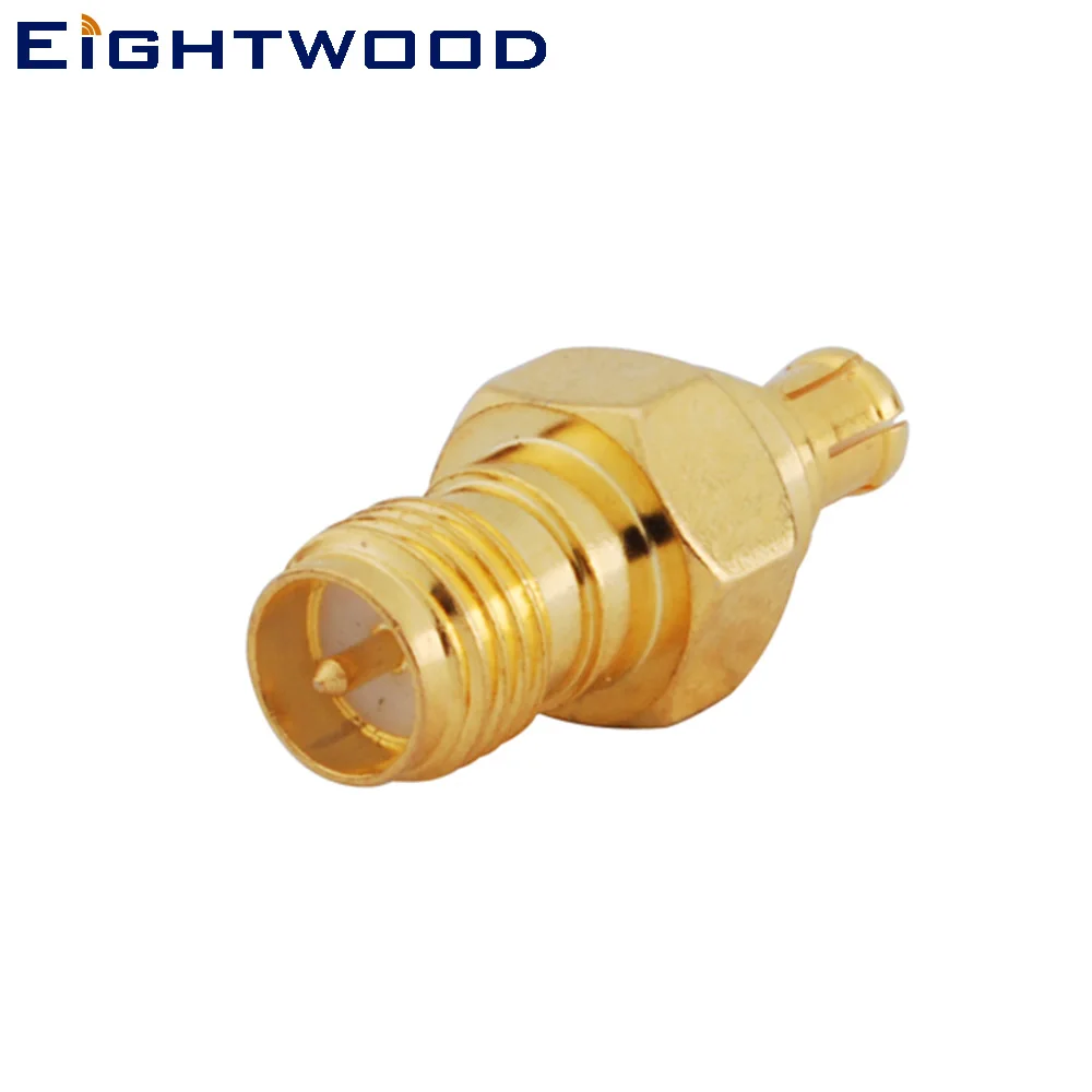 

Eightwood MCX to RP-SMA RF Coaxial Adapter MCX Plug Male to RP SMA Jack Male Pin RF Coaxial Connector Straight