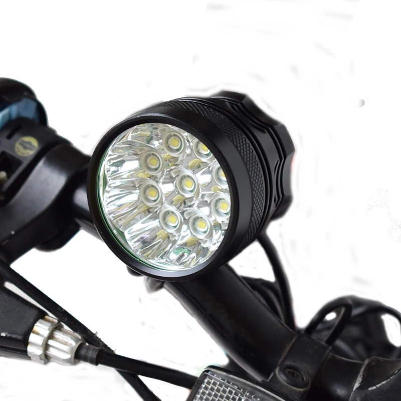 lanterna para bicicleta 10000lm 9x xml t6 led ultra luz frontal para bicicleta com modos de luz farol traseiro e posterior 01