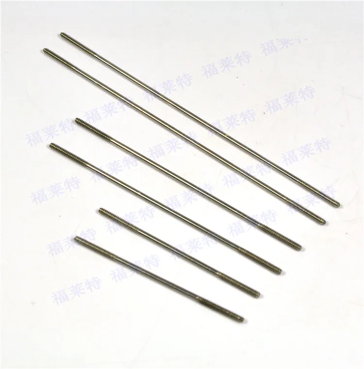 

5pcs M2 Metal Push-pull Rods 90mm 150mm For RC Airplane Stable Connection Rod