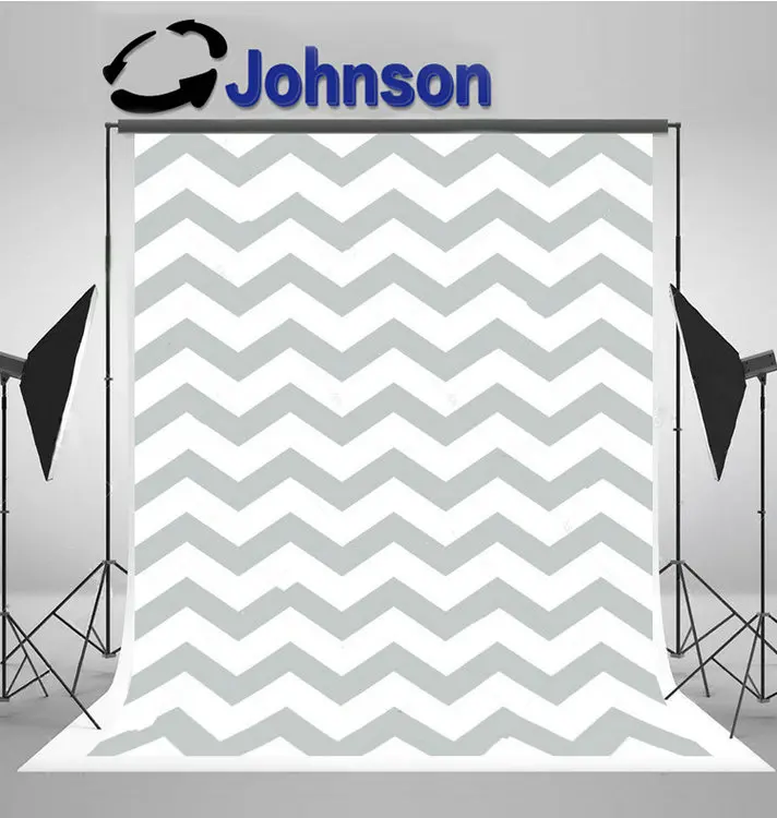 

White Chevron Grey Texture photography studio background High quality Computer print children kids backdrops