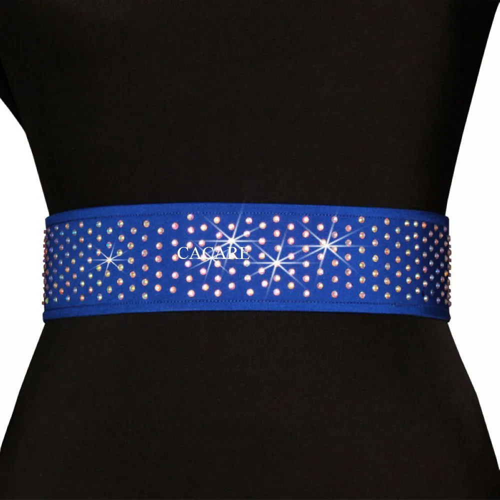 Cummerbund Women Luxury Rhinestones Waist Belt for Latin Ballroom Waltz Dance Dresses Modern Costume Fashion Belt Dance Wear