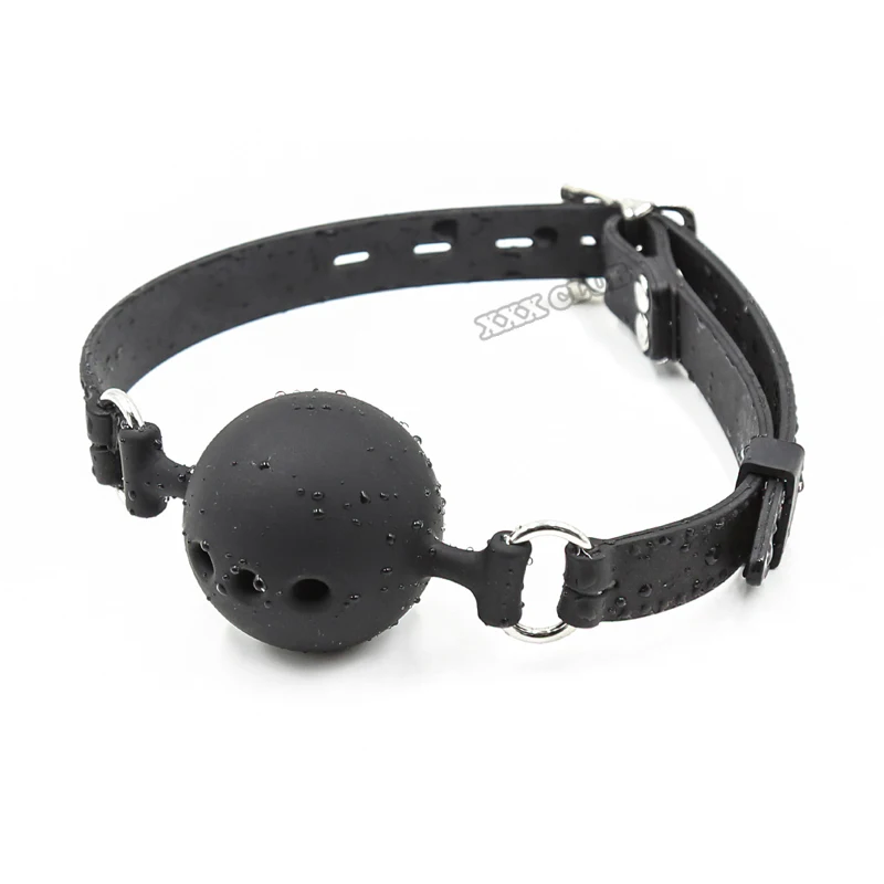 Thierry Fetish Extreme Breathable Silicone Ball Gag Bondage Restraints Open Mouth Gags Adult Game Sex Toys For Couple Size S M L