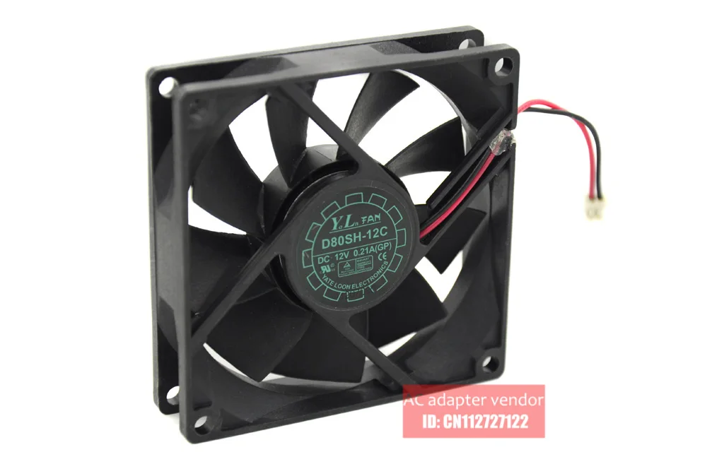 D80SH-12 NEW YATE LOON 8020 12V 8CM cooling fan