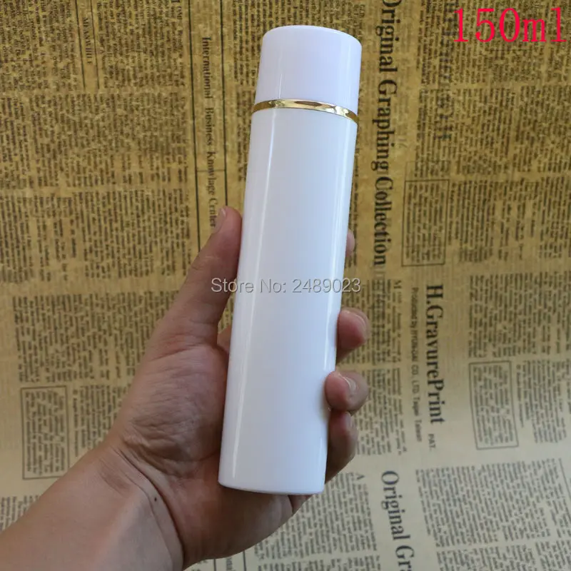 

Golden Line Airless Vacuum Pump Lotion Bottle With White Cap Cosmetic Containers 100pcs/lot 30ml 50ml 80ml 100ml 120ml 150ml