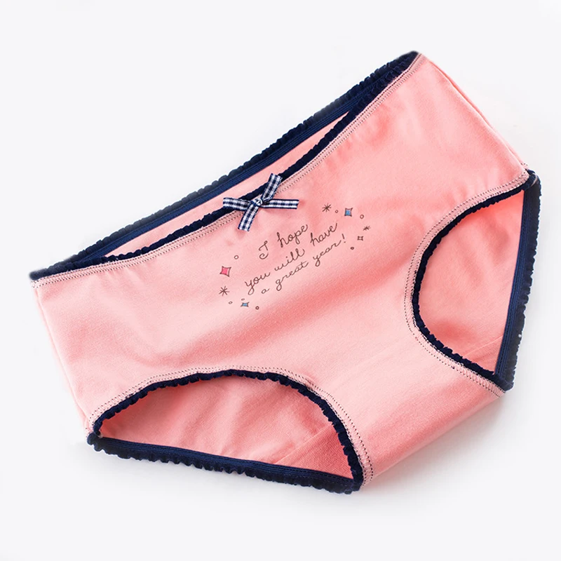 New Plus Size Panties Women Underwear Cotton Briefs Lingeries Cueca Calcinhas Shorts Printed Underpants Girls Lace Panty Ladies