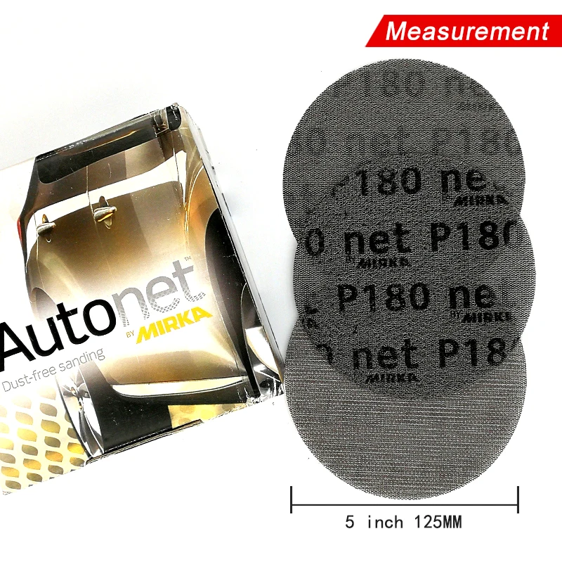 15Pcs 메쉬 연마 먼지 없는 샌딩 디스크 5 인치 125mm 안티 블로킹 드라이 그라인딩 샌드페이퍼 80-240 그릿 샌딩 시트
