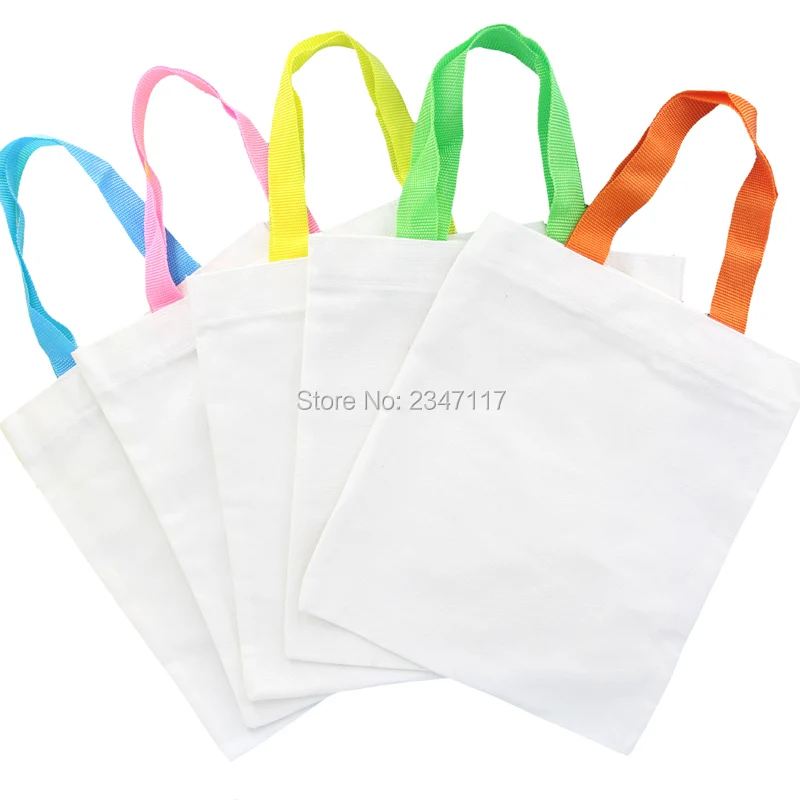 High Quality 10pcs/lot Blank Non-woven Drawstring Bags Children DIY Drawing for Yourself Bag Gift for Eight Color Textile Pen