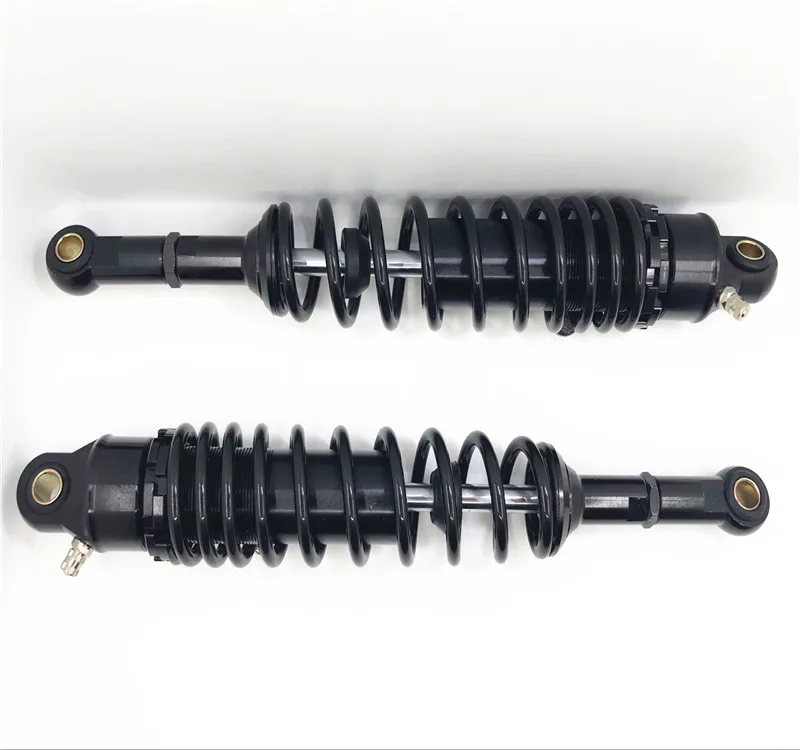 Universal 380mm 7mm spring  Motorcycle nitrogen Shock Absorber Suspension for honda yamaha suzuki all Black