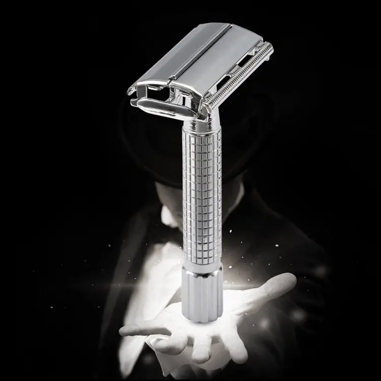 Plastic Box Hand Razor Man Metal Old Razor Double Knife Sale