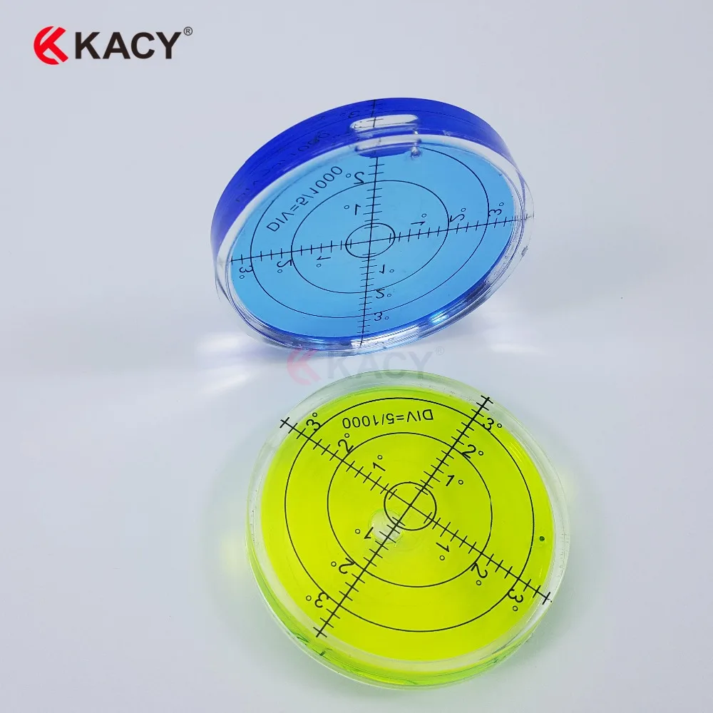 KACY-60x10mm 고정밀 불세아이 버블 스피릿 레벨, 건설 공구, 2 개입