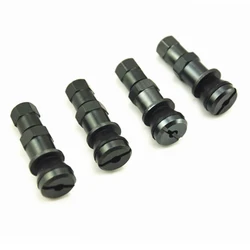 Aluminum Car Tubeless Wheel Tire Valve Stem Four Bolt-in With Dust Caps Wheels, Rims & Accessories Titanium Blue Red Silver Gold
