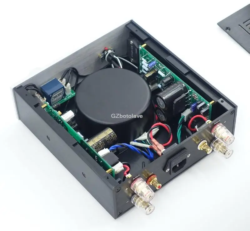 الانتهاء من STK404-070 الكلاسيكية ستيريو مرحبا فاي مكبر كهربائي مرحبا فاي ستيريو عالية الطاقة أمبير 50 واط + 50 واط حجم صغير ودفع كبير