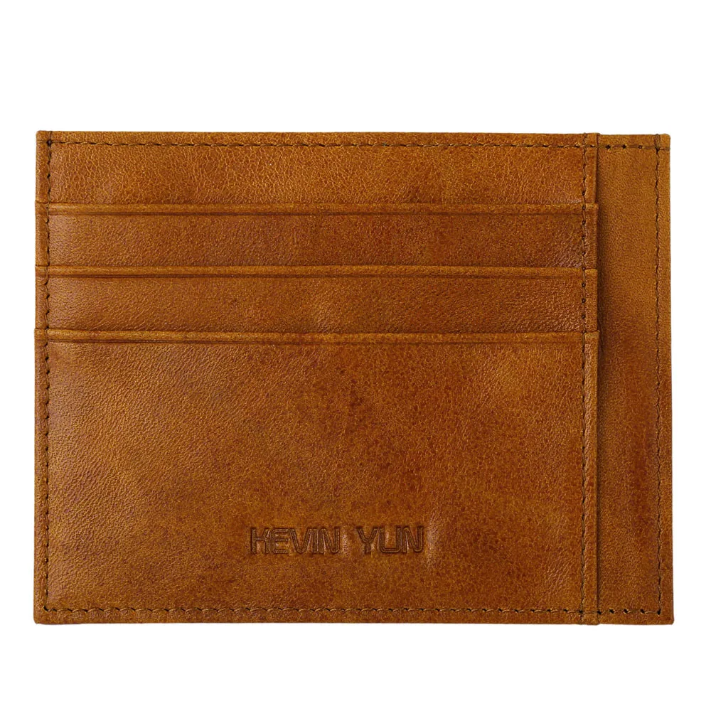 Fashion Slim Men Card Holder Genuine Leather Men Credit Card Case Wallet