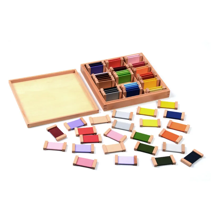 

Baby Toy Montessori Wood Color Tablet 3rd Box Early Children Education Preschool Training Kids Toys Brinquedos Juguetes