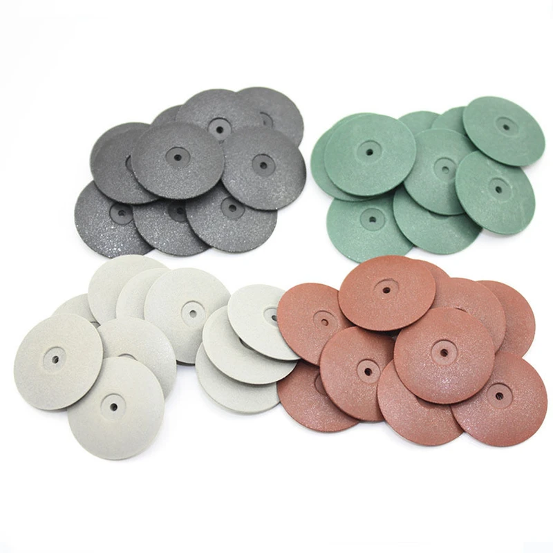 

40pcs Mixed Dental Rubber Polishing Wheels Metal Alloy Polishers Jewelry Rotary