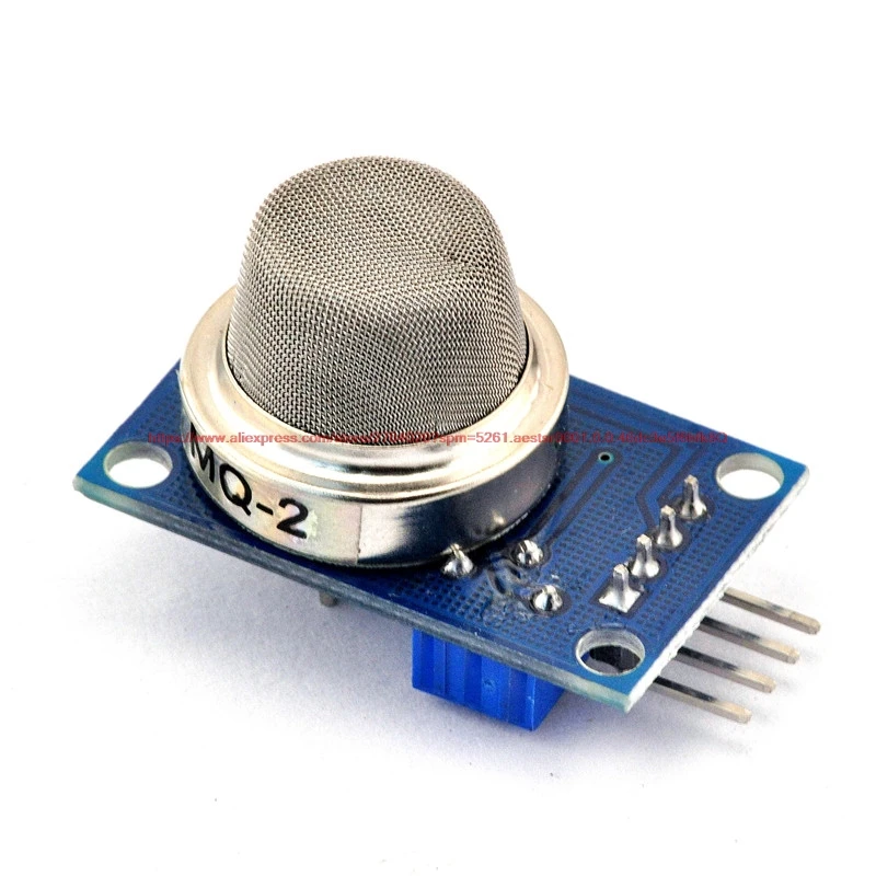 MQ-2 smoke sensor module / gas sensor (with analog quantity and TTL low level NPN output)