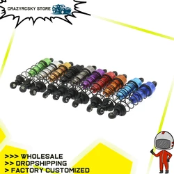 RCAWD 4PCS 90mm Oil Fill Style Length Adjustable Shock Absorber For Rc Model Car 1/10 Fs Racing Buggy Truggy s-Course Desert