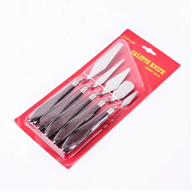 5 Pcs Clay Sculpting Tools Pottery Carving Tool Set Clay Color Shapers Modeling Tools & Stainless Steel Sculpture Knife