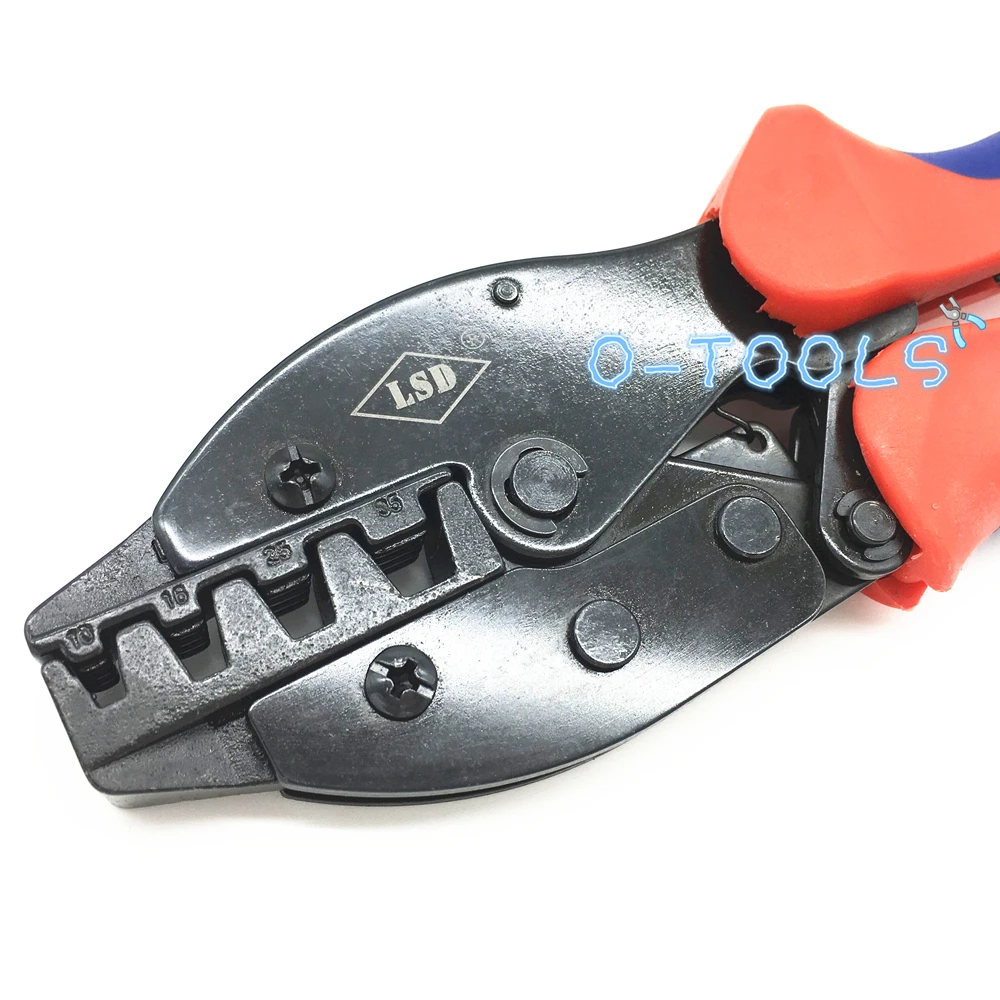 LY-35WF Manual crimping tool for cable ferrules 10-35mm2 ratchet crimping pliers for 8-2AWG wire cord end sleeves