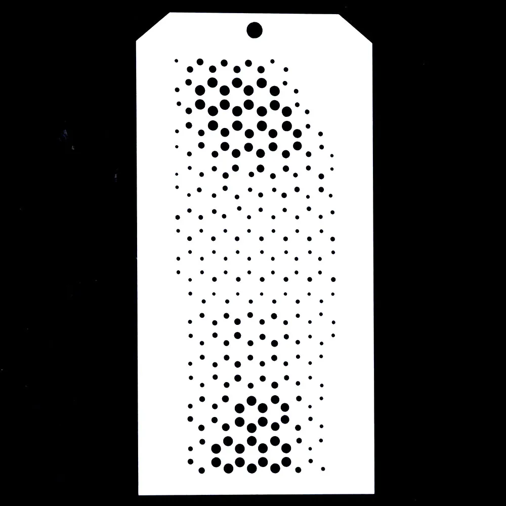 12*24 cm DIY Craft Splatter Polka Dot Stencil for Scrapbooking Painting Stamping Album Decorative Embossing Paper Cards