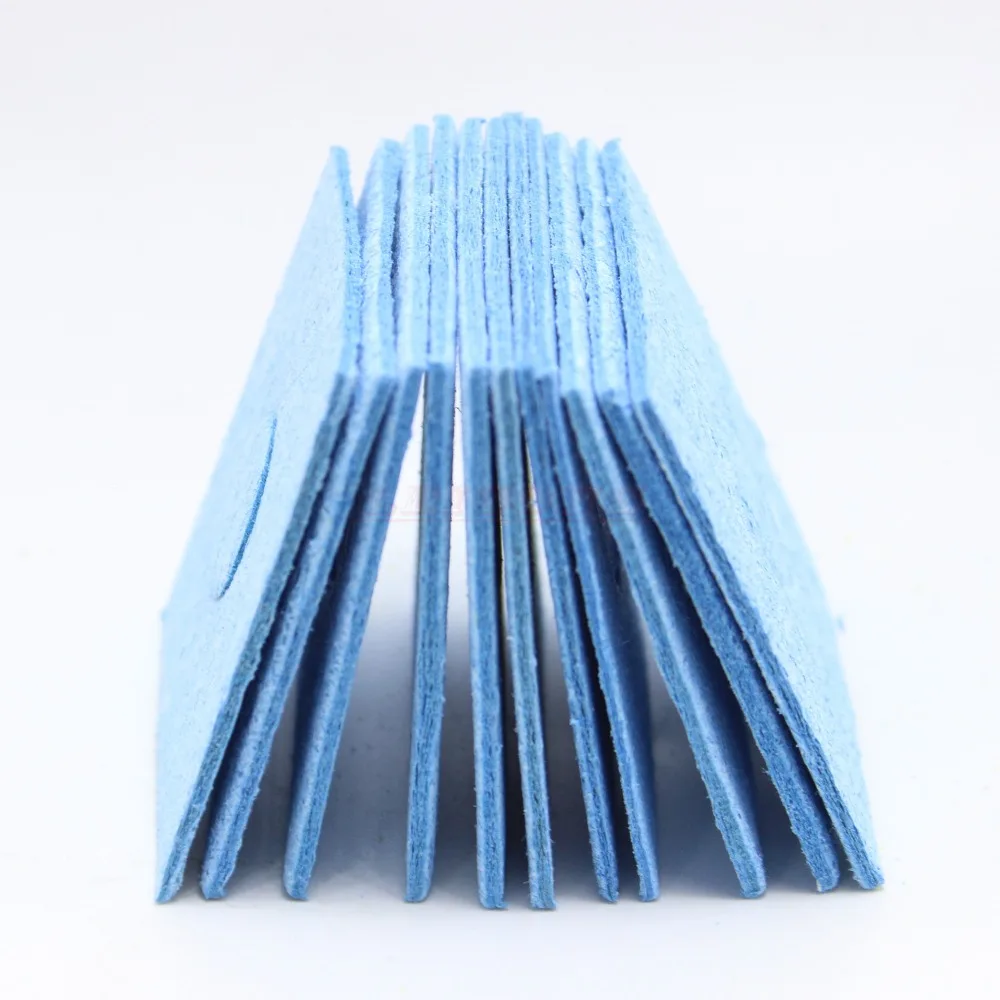 RIESBA blue Clean Tool High Temperature Enduring Condense Electric Solder Welding Soldering Iron TIp Cleaning Sponge