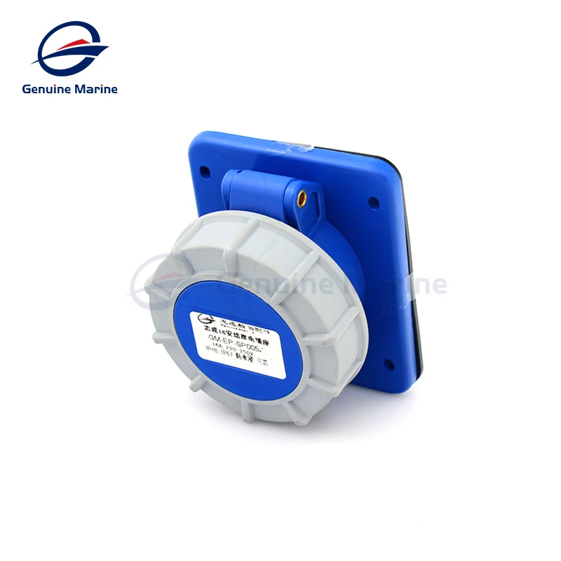 Waterproof Moisture-Proof 16A/32A 250V Marine Shore Power Socket Male Female Power Plug For Yacht Boat Accessories