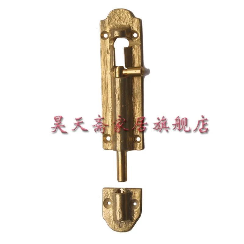 

[Haotian vegetarian] copper casting bolt / antique furniture copper fittings / Chinese decoration accessories HTH-052