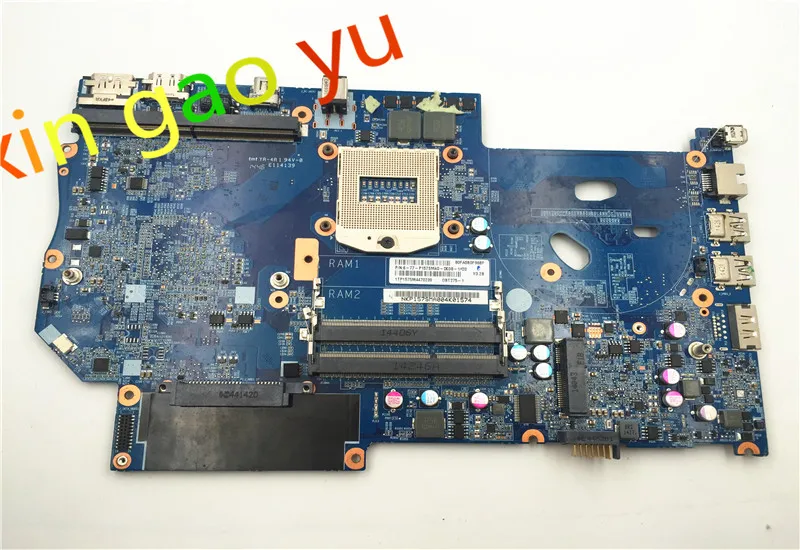 FOR Hasee FOR Raytheon FOR CLEVO P157SM P177SM P150SM  Laptop Motherboard  6-77-p157sma0-d03b-1 6-71-P15S0-DA3B 100% Test Ok