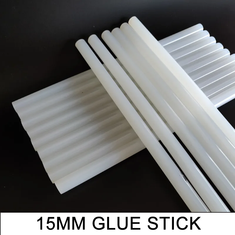 

10pcs Glue Sticks 15x300mm White Hot Melt Glue Stick for 15mm Diameter Glue Gun Professional Hot Melt Glue Sticks