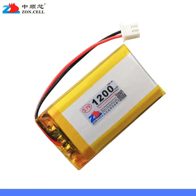 In 1200mAh 703048 3.7V lithium polymer battery 703050 machine learning Zaojiao machine story Rechargeable Li-ion Cell