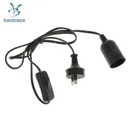 1.5m E27 Plug-In Hanging Pendant Light Lamp Bulb Socket to AU Plug-in Power Cable Adapter