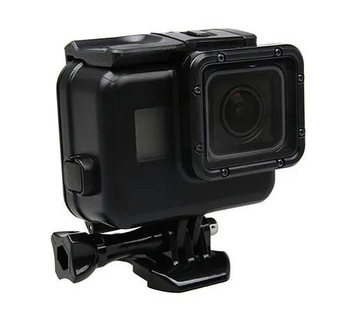 45M Waterproof Case Diving Housing Underwater + Touch Backdoor Mount Black Color for GoPro Hero 5 6 7 Black Go Pro Accessories