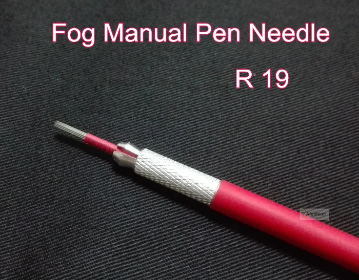 

20pcs 19 Round needles for manual pen permanent makeup fog eyebrow needle R19 liner microblading tattoo pen blades