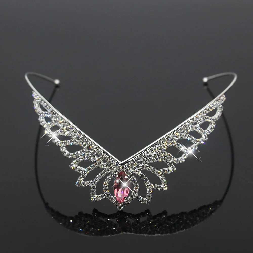 AINAMEISI Fashion Wedding Bridal Tiara Princess Crown Headband Water Drops Crystal Crown For Girls Hair Hoop Jewelry Party Gifts