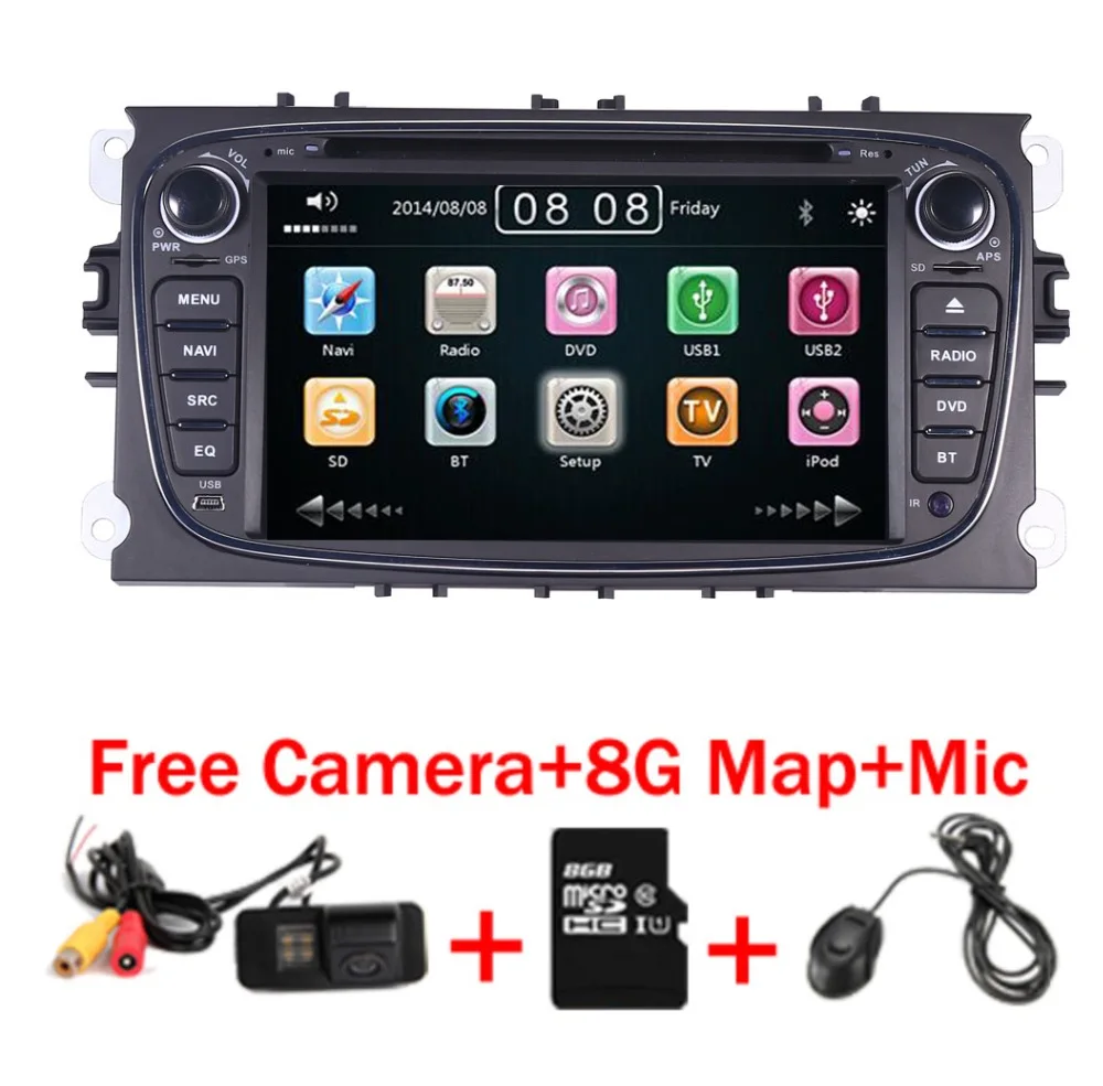 

Good price Car radio DVD GPS for Ford Mondeo Cmax Smax 3G GPS Bluetooth Radio SD USB Phonebook Canbus Steering Wheel Control