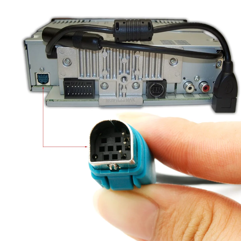 車のbluetoothモジュールと高山CDA-9887 9856 9871 iDA-X100用aux