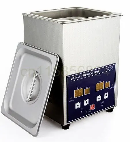 Digital timing LCD Display Heatable Full Stainless Steel High Power Ultrasonic Cleaner 2000ml,70W. Jeken PS-10A