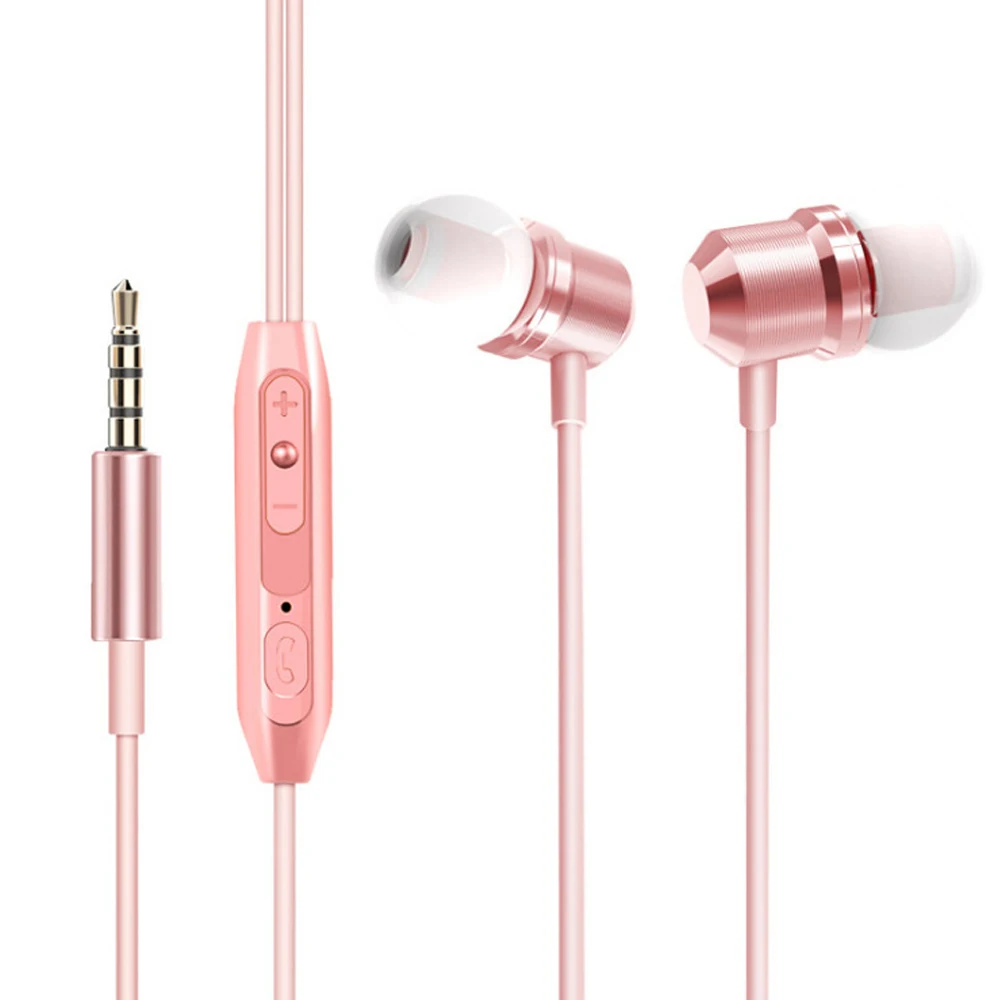 Qijiagu-auriculares intrauditivos con cable, 10 piezas, 3,5mm, Control magnético, ordenador, Smartphone, con micrófono para teléfono, MP3, MP4, PC