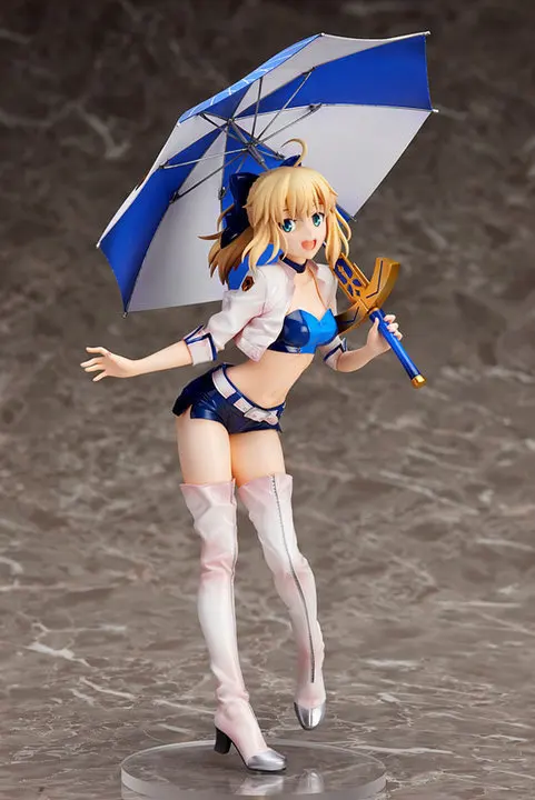 NEW hot 25cm fate/stay night Racing girl saber Artoria Pendragon (Lily) action figure toys collection Christmas gift doll