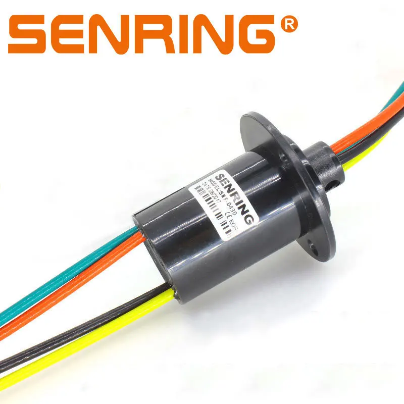 High Current Slip Ring 4 Wires 30A with OD 30mm Mini Capsule Slip Ring Length 50mm