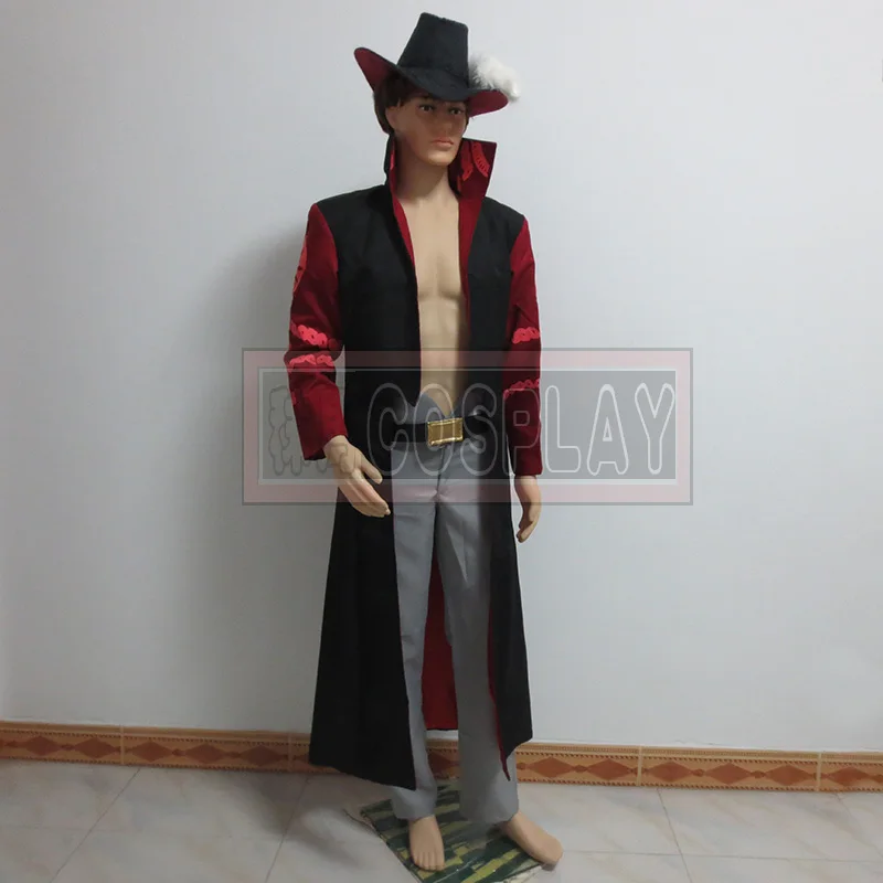 Dracule Mihawk Hawk-Eye Mihawk Cosplay Costume Halloween Party Christmas Uniform Custom Made Any Size